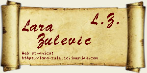 Lara Zulević vizit kartica